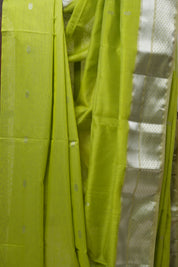 Green Maheshwari Saree - SRGMS535