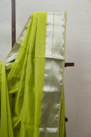 Green Maheshwari Saree - SRGMS535