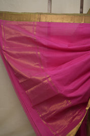 Rani Pink Cotton Mangalgiri Saree - SRRPCMS31