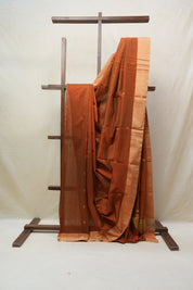 Two Tone Green Chanderi Cotton Silk Saree - SRTTGCSS287