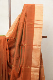 Two Tone Green Chanderi Cotton Silk Saree - SRTTGCSS287