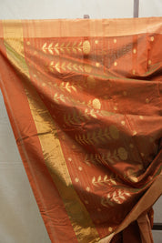Two Tone Green Chanderi Cotton Silk Saree - SRTTGCSS287