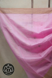 Baby Pink Chanderi Cotton Silk Saree - SRBPCSS289