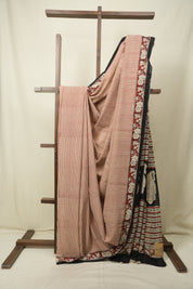Beige HBP Cotton Saree - SRBCS3579
