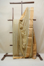 Beige Chanderi Cotton Silk Saree - SRBCSS266