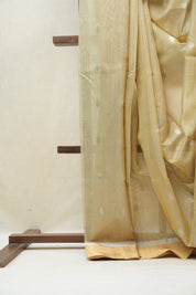 Beige Chanderi Cotton Silk Saree - SRBCSS266