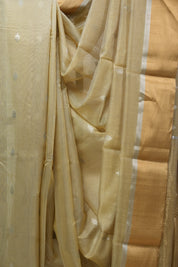 Beige Chanderi Cotton Silk Saree - SRBCSS266
