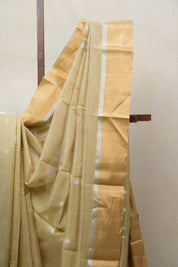Beige Chanderi Cotton Silk Saree - SRBCSS266