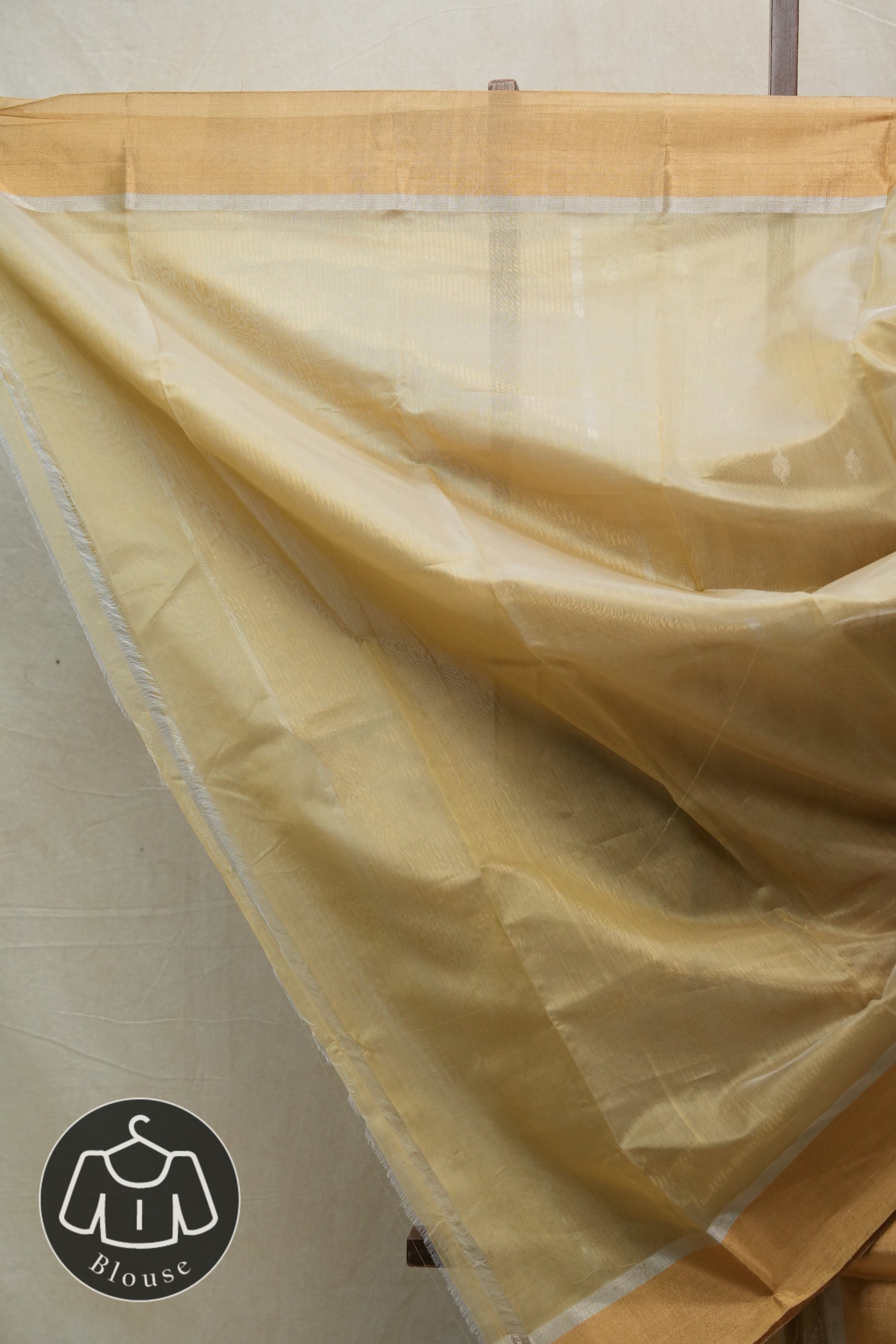 Beige Chanderi Cotton Silk Saree - SRBCSS266