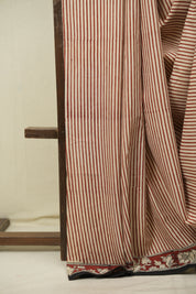 Beige HBP Cotton Saree - SRBCS3579
