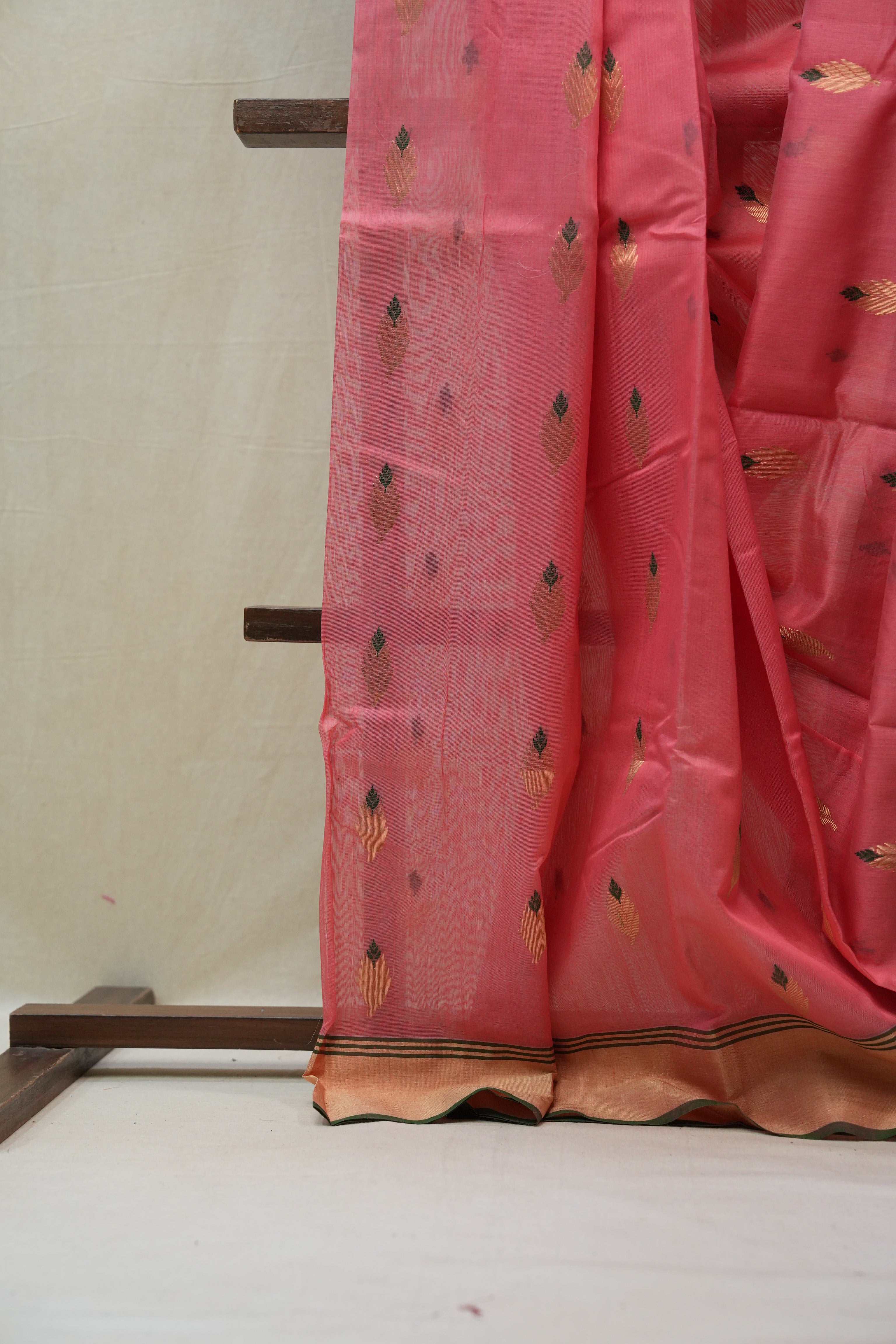 Pink Chanderi Cotton Silk Saree - SRPCSS288