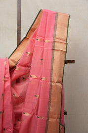 Pink Chanderi Cotton Silk Saree - SRPCSS288