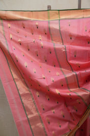 Pink Chanderi Cotton Silk Saree - SRPCSS288