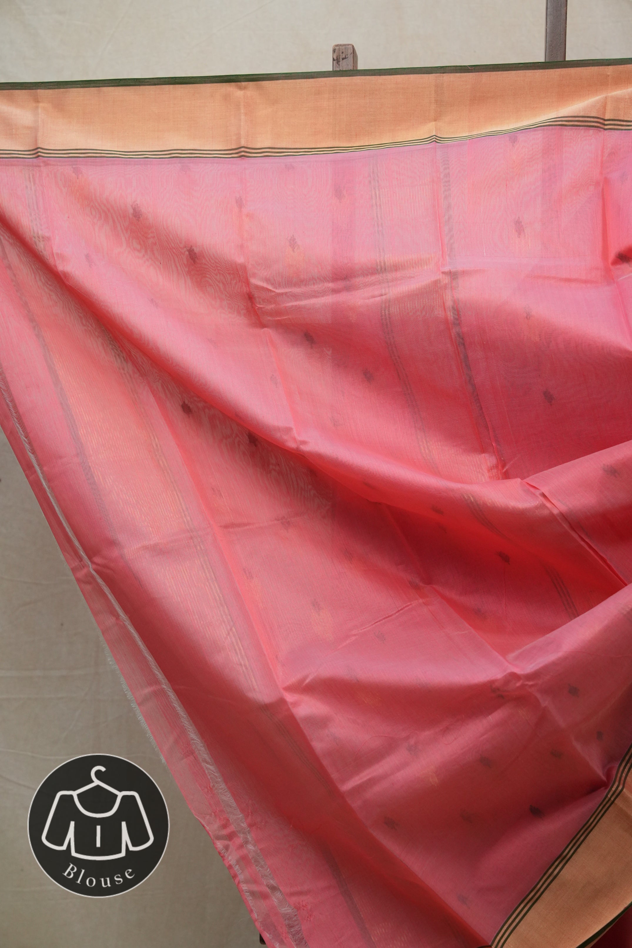 Pink Chanderi Cotton Silk Saree - SRPCSS288