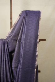 Dark Purple Tussar Silk Saree - SRDPTSS1567