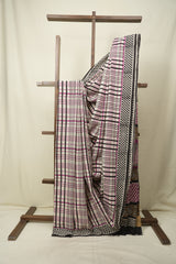 Off - White Cotton Saree - SROFCS3580