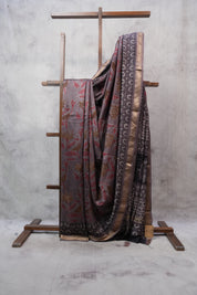 Kashish HBP Chanderi Cotton Silk Saree With Maheshwari Border - SRKCS1151