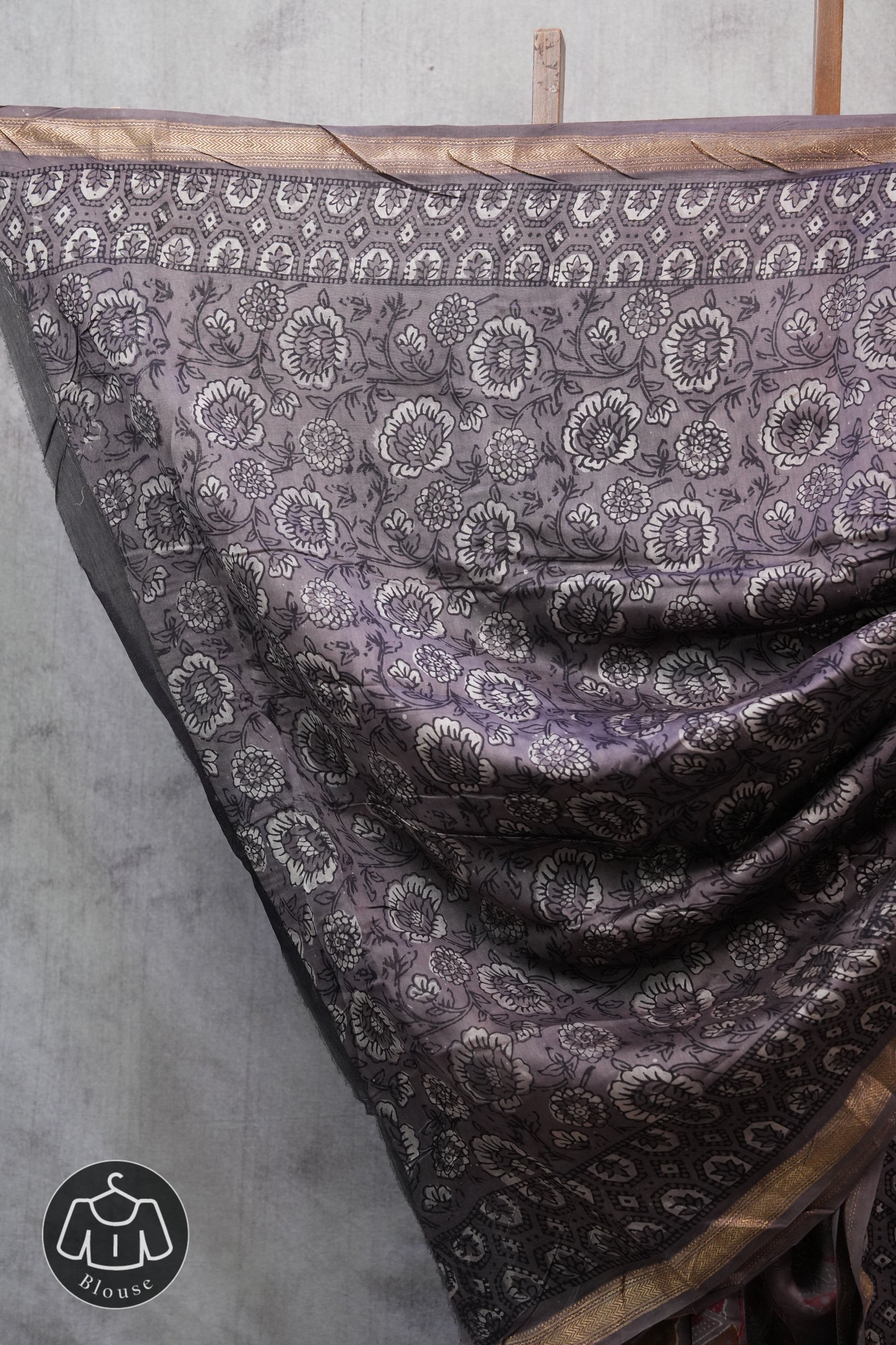 Kashish HBP Chanderi Cotton Silk Saree With Maheshwari Border - SRKCS1151