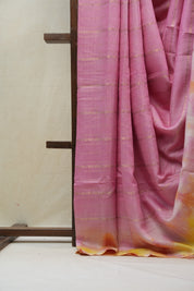 Pink Tussar Silk Saree - SRPTSS188-PI