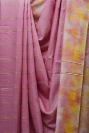 Pink Tussar Silk Saree - SRPTSS188-PI