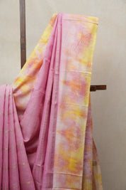 Pink Tussar Silk Saree - SRPTSS188-PI