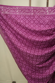 Magenta HBP Cotton Saree - SRMCS3707