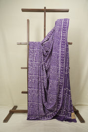 Purple HBP Cotton Saree - SRPCS3710