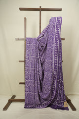 Purple HBP Cotton Saree - SRPCS3710