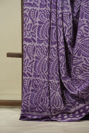 Purple HBP Cotton Saree - SRPCS3710