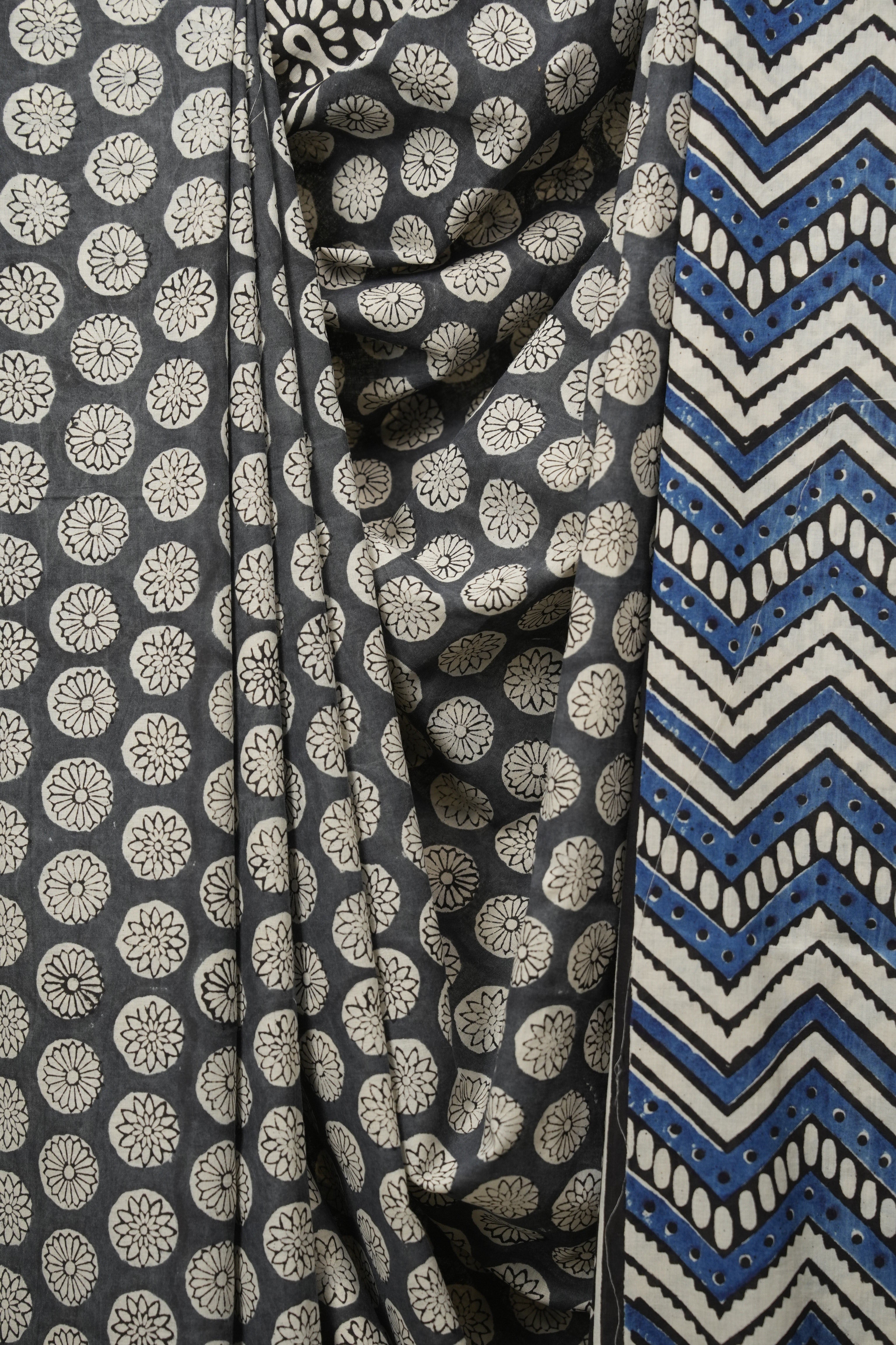 Grey HBP Cotton Saree - SRGCS3573