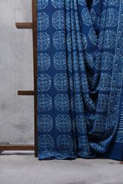 Blue HBP Cotton Saree - SRBCS2445