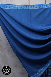 Blue HBP Cotton Saree - SRBCS2445
