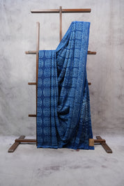 Blue HBP Cotton Saree - SRBCS2444