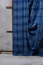 Blue HBP Cotton Saree - SRBCS2444