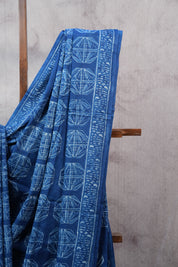 Blue HBP Cotton Saree - SRBCS2444
