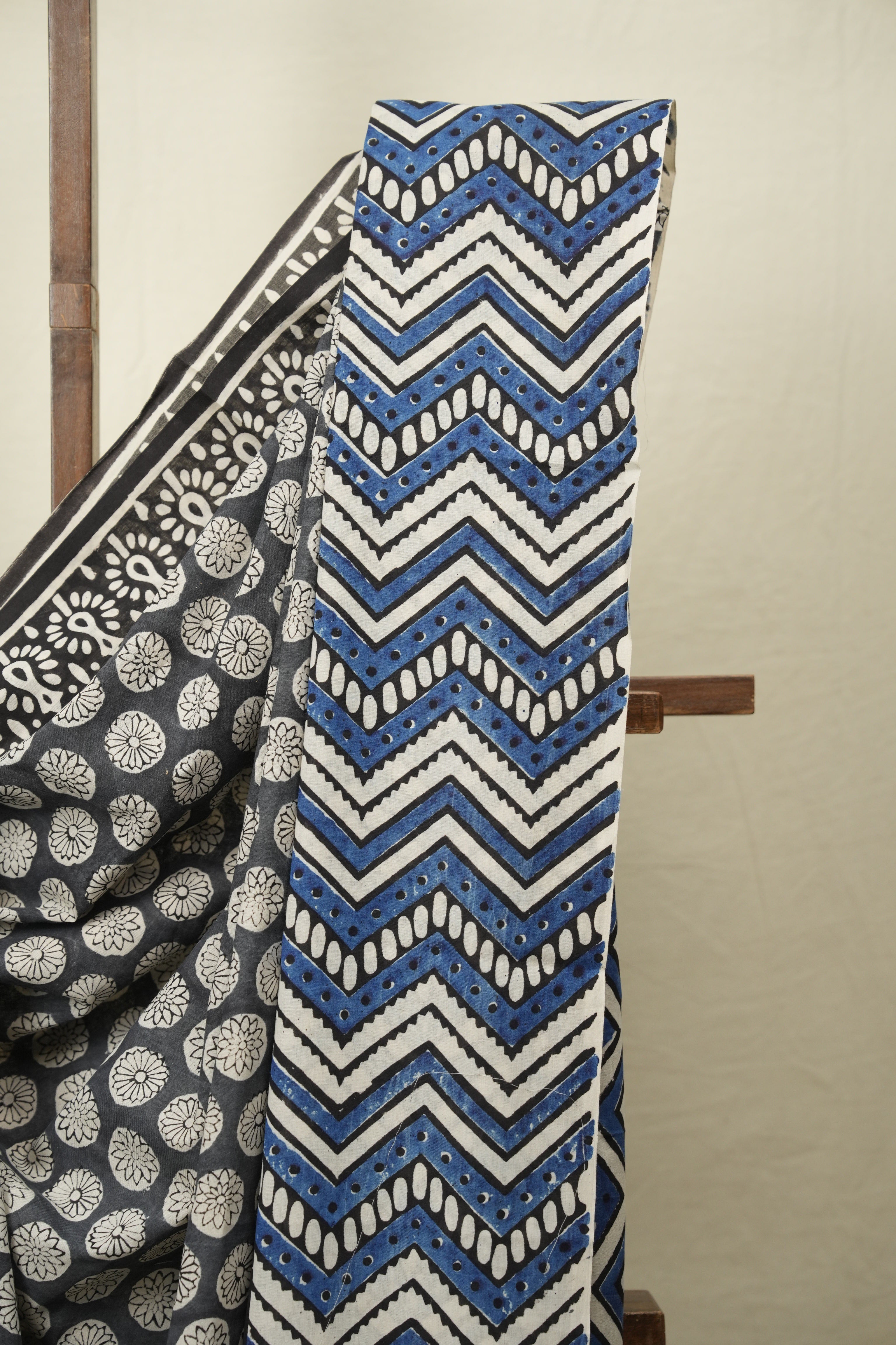 Grey HBP Cotton Saree - SRGCS3573