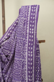 Purple HBP Cotton Saree - SRPCS3710