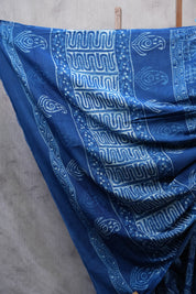 Blue HBP Cotton Saree - SRBCS2444