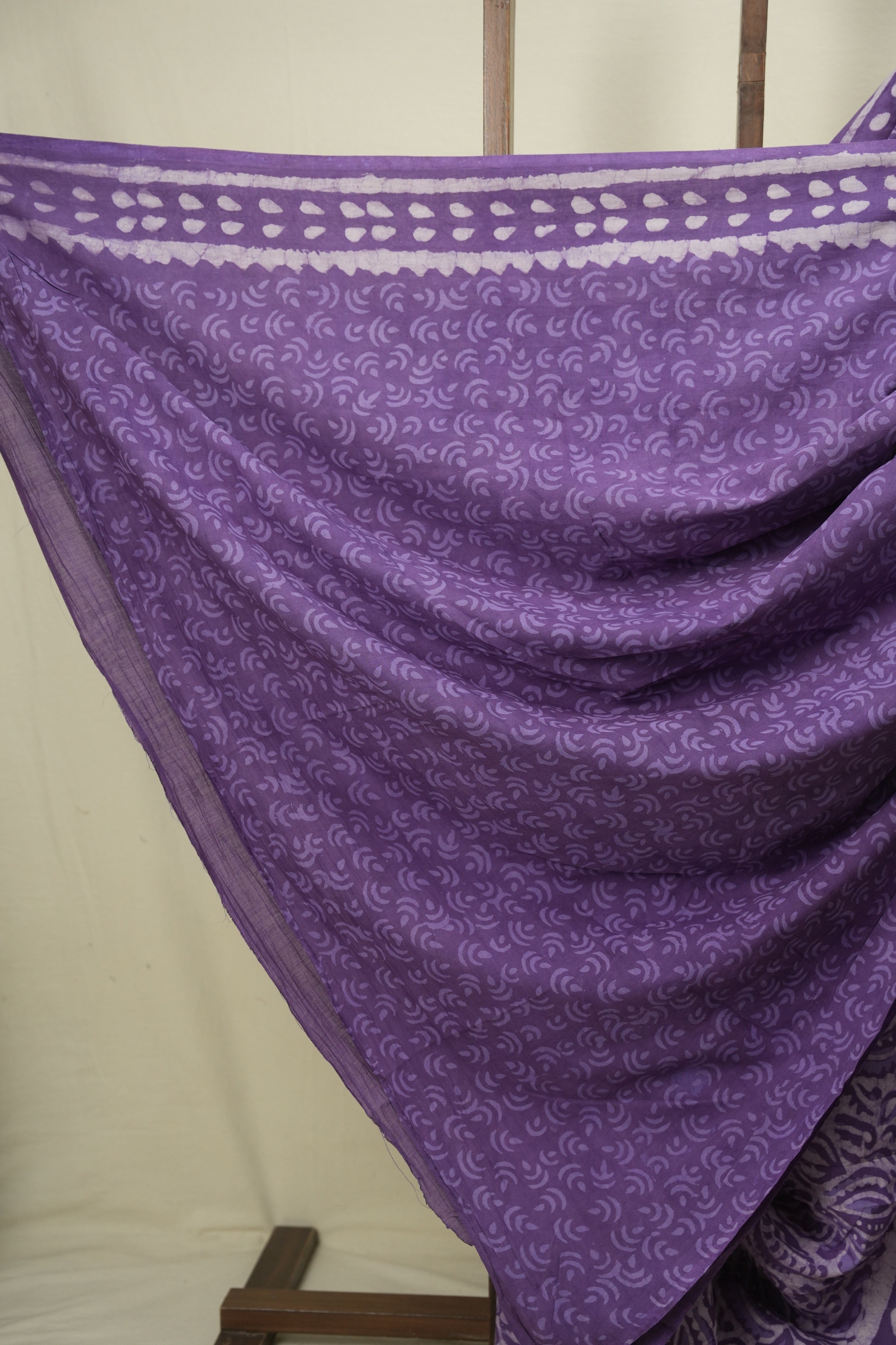 Purple HBP Cotton Saree - SRPCS3710