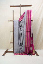 Two Tone Purple Cotton Ilkal Saree  - SRPCIS581
