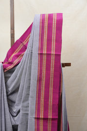 Two Tone Purple Cotton Ilkal Saree  - SRPCIS581