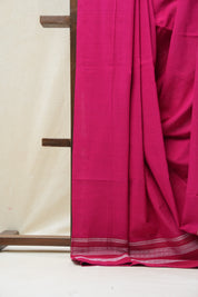 Rani Pink Cotton Ilkal Saree  - SRRPCIS574