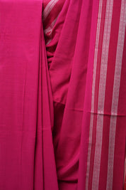 Rani Pink Cotton Ilkal Saree  - SRRPCIS574
