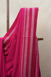 Rani Pink Cotton Ilkal Saree  - SRRPCIS574