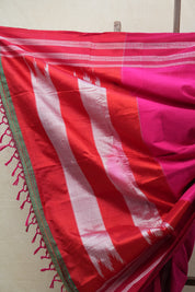 Rani Pink Cotton Ilkal Saree  - SRRPCIS574