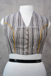 Kashish HBP Cotton V-Neck Blouse - SRKCVNB143