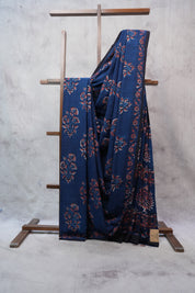 Blue HBP Cotton Saree - SRBCS2504