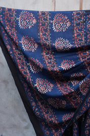 Blue HBP Cotton Saree - SRBCS2504