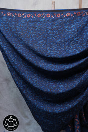 Blue HBP Cotton Saree - SRBCS2504