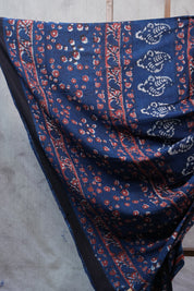 Blue HBP Cotton Saree - SRBCS2502